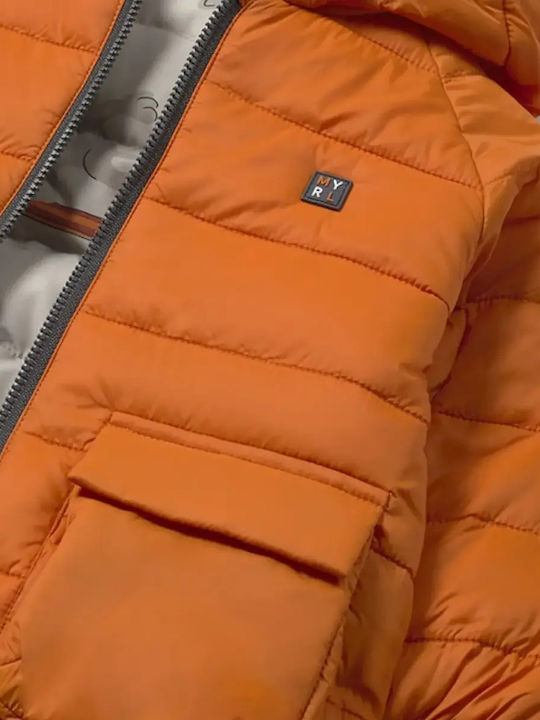 Kinder Freizeitjacke mit Kapuze Orange