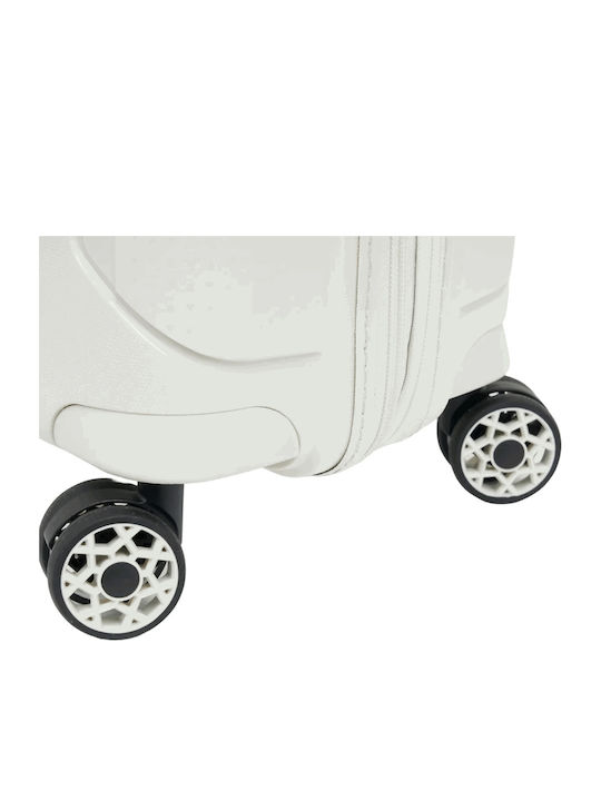 Verage Large Travel Suitcase Hard White with 4 Wheels Height 77cm