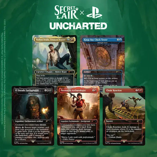 Magic Gathering Secret Lair X Playstation Uncharted Nonfoil