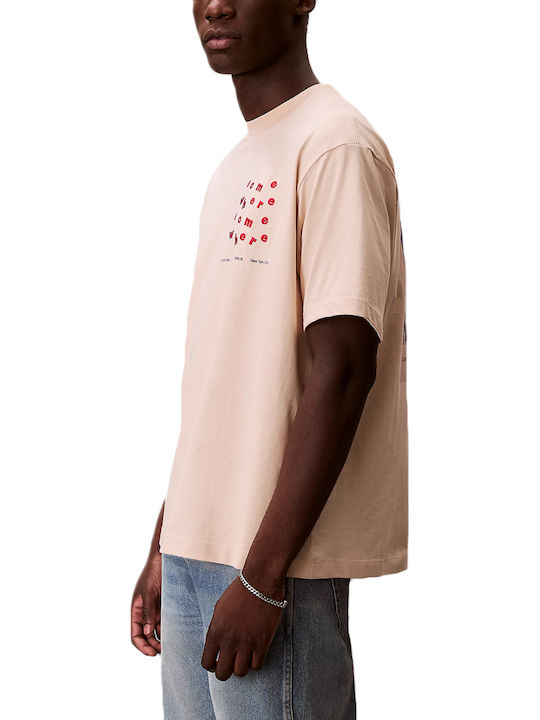 Tricou Calvin Klein Bej