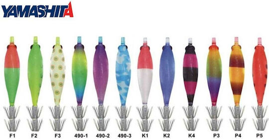 Yamashita L Oppai Sutte 7-2 Squid Jigs Fluorescent 7cm Glow & Uv Zk10