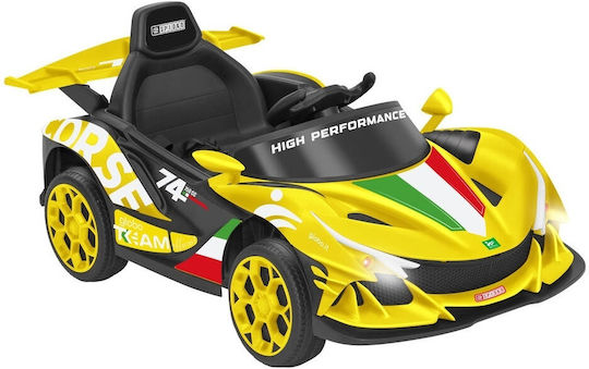 Spidko Kinderfahrzeug mit Fernbedienung 12 Volt Gelb für 3+ Jahre