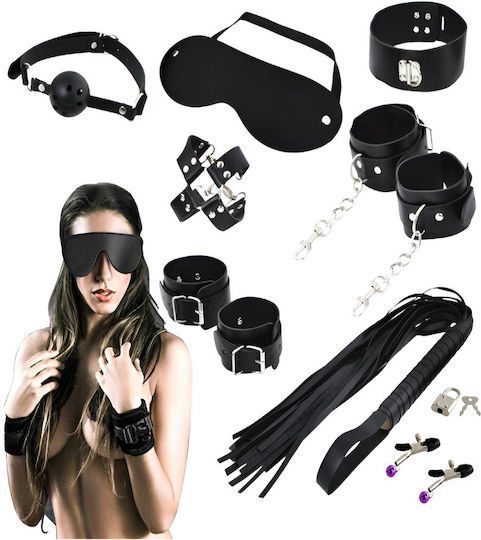 BDSM Kit σε Μαύρο Χρώμα 2τμχ