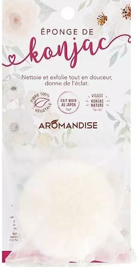 Natürliches Weißes Konjac Schwamm Aromandise