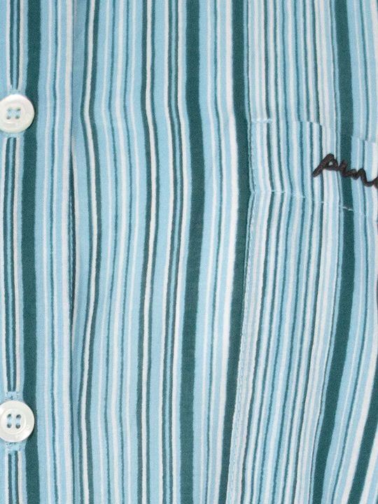 Cheyanne Women's Striped Long Sleeve Shirt Blue
