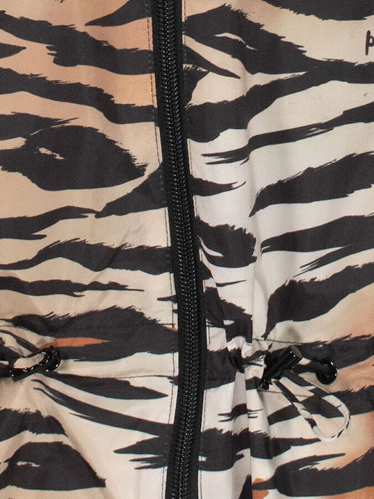 Dotty Γυναικείο Μπουφάν για Χειμώνα Animal Print