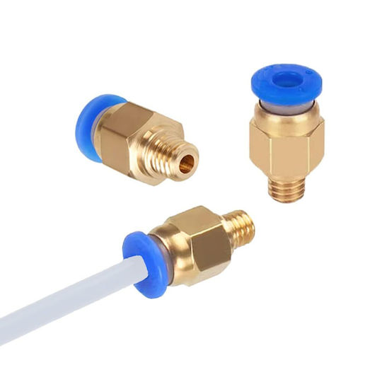 Set 20 Conectori Pneumatici Imprimante 3D Pc4-m6 Conectori Pneumatici Rapizi 6 Mm Filet 4 Mm Filament