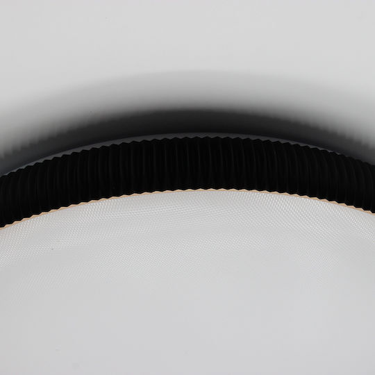 Keskor Deckenleuchte 50cm Schwarz mit Integrierter LED