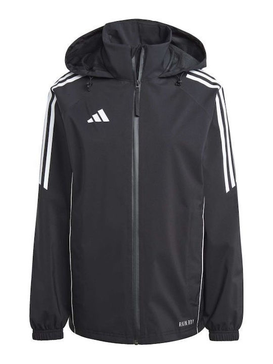 Tiro 24 Women's Sports Jacket Waterproof for Spring or Autumn Black