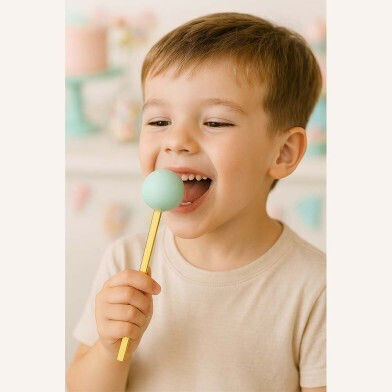 Lange Sticks Gold Spiegel Cake Pops 20 Stück 20cm