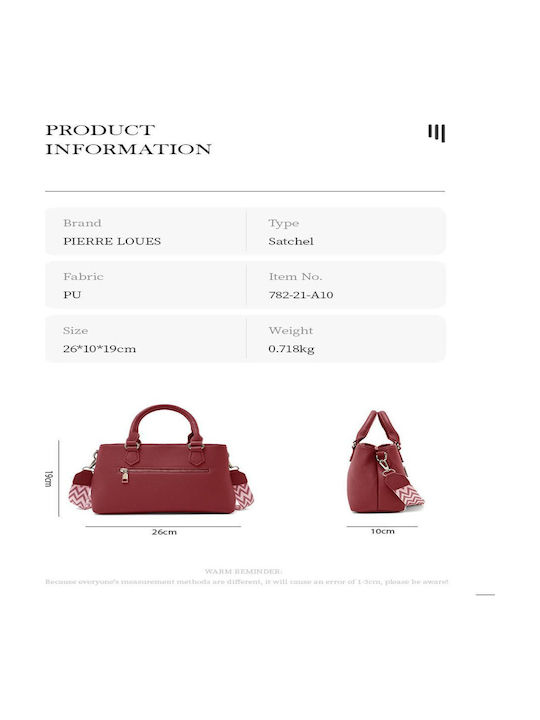 Γυναικεία Τσάντα Shopper Πλάτης Κόκκινη