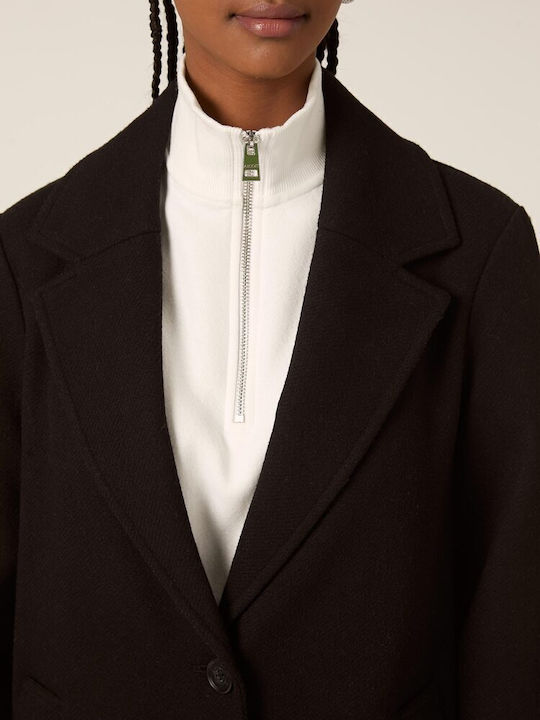 Femeie Black Palton