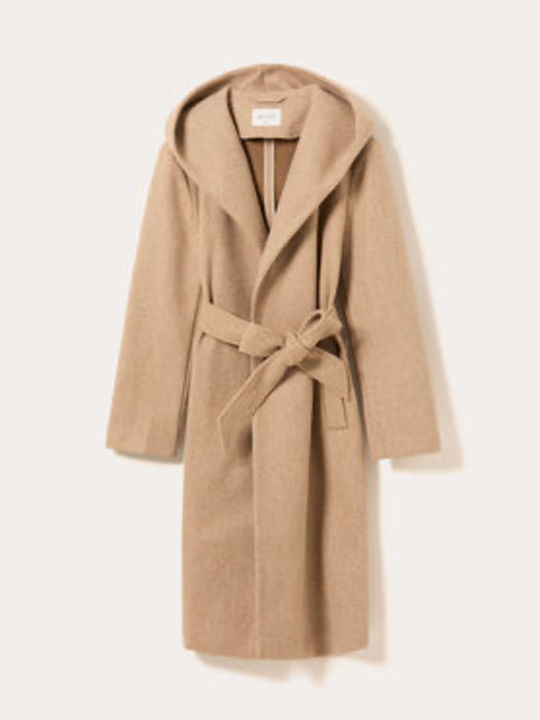 Femeie Camel Palton