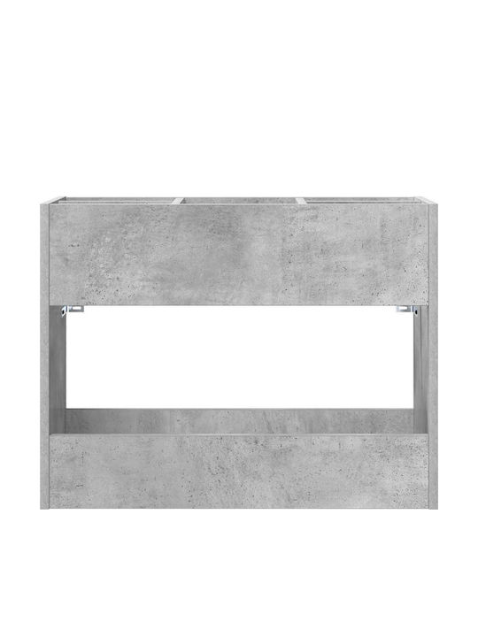 vidaXL Ομπρελοθήκη Σκυρόδεμα Γκρι 65x24x50cm