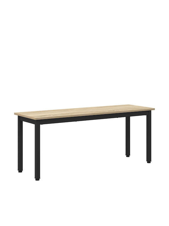 Ess- und Küchenstühle mit Hölzernes Oberfläche Grau 3Stücke 110x35x45cm