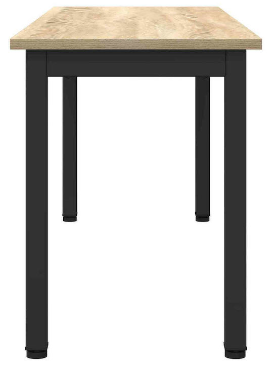 Ess- und Küchenstühle mit Hölzernes Oberfläche Grau 3Stücke 110x35x45cm