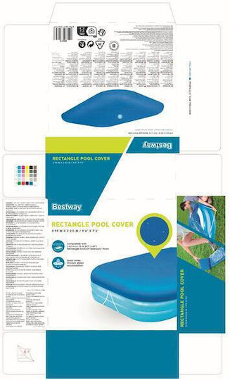 Bestway Pool Cover 262x175cm 1pcs