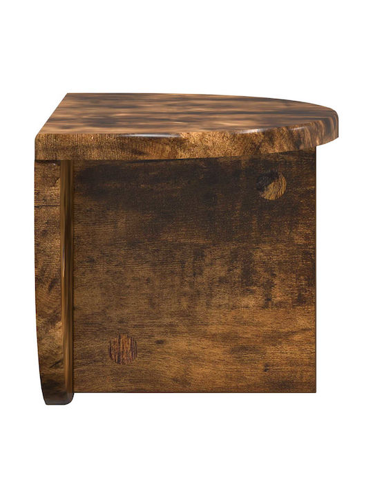 Κομοδίνα Τοίχου Ξύλινα Καφέ 2τμχ 38x19x19cm 891419