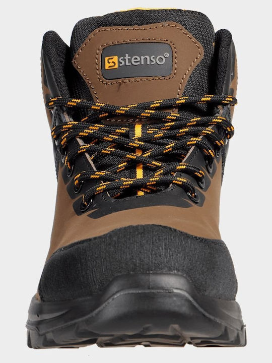 Stenso Ruler Waterproof Boots Work Brown with Certification FO ,SR