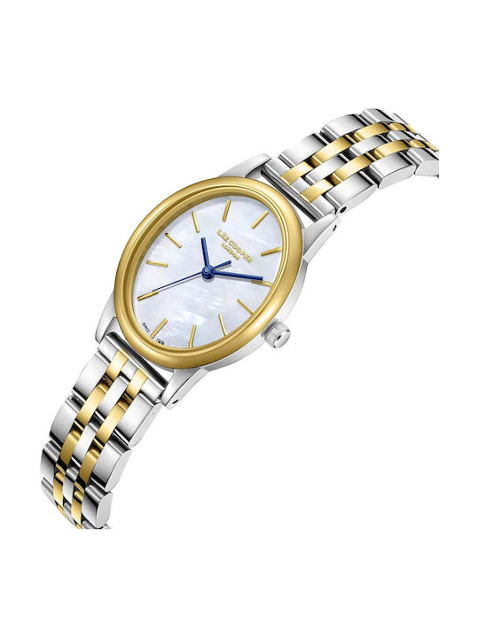 Lee Cooper Γυναικείο Ρολόι 24mm Μπαταρίας με Χρυσό Μεταλλικό Μπρασελέ