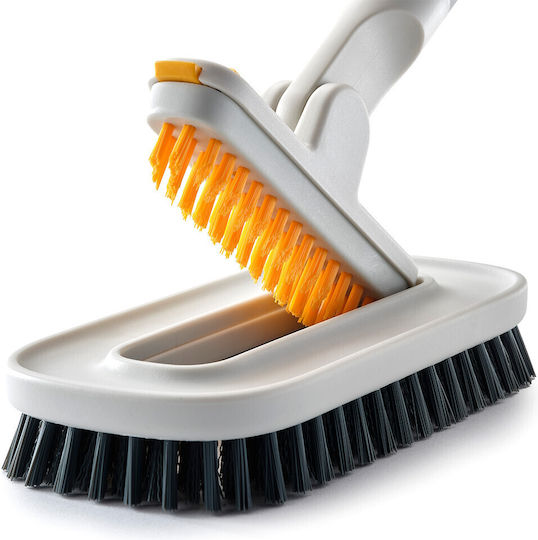 Почистваща Четка За Плочки Joseph Joseph Cleantech 6500022 31 См С Отвор За Закачане Сива Жълта