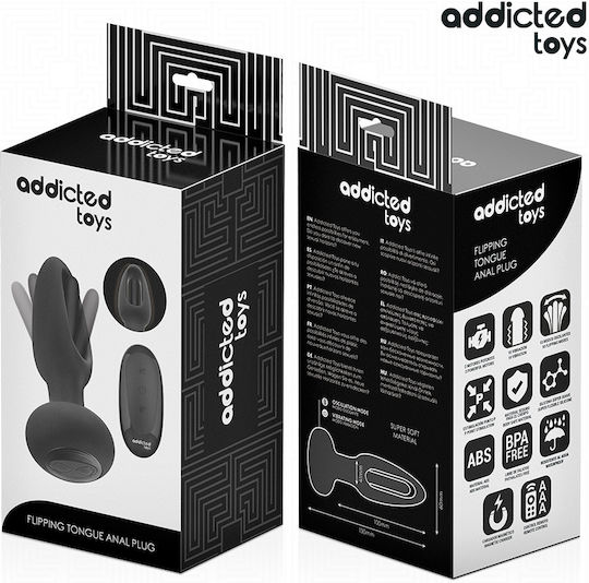 Addicted Toys Πρωκτική Σφήνα με Δυνατότητα Ασύρματης Λειτουργίας και Δόνηση