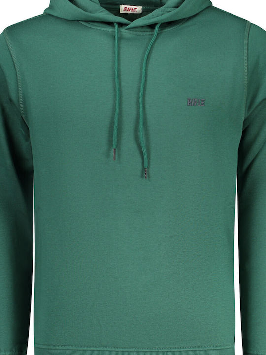 Φούτερ με Κουκούλα Green