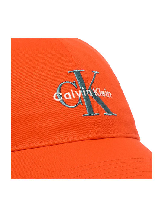 Calvin Klein Embroidered Mono Logo Cap Men Calvin Klein Πορτοκαλι Lv04g5004g-6wd