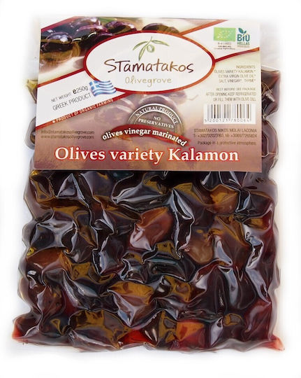 Stamatakos Βιολογικές Ελιές Καλαμών 250gr