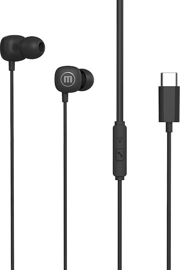 Maxell Square+ Headphones Type-C 120 Cm Black