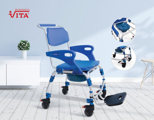 Vita Orthopaedics Scaun Cu Rotile Pentru Baie 105cm 09-2-124