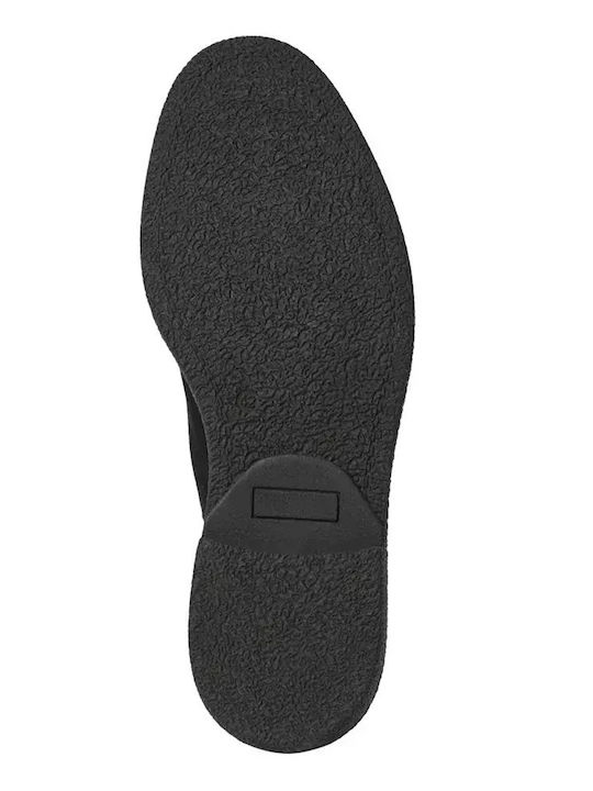 Wildleder Schwarz Chelsea Stiefeletten