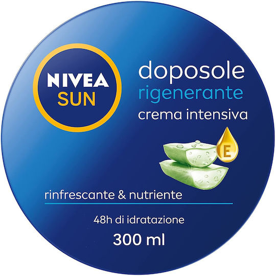 Loțiune Regenerantă După Plajă 300 Ml Aloe Vera Organic Acid Hialuronic Vitamina E Hidratantă Răcoritoare Nivea Sun 300 Ml