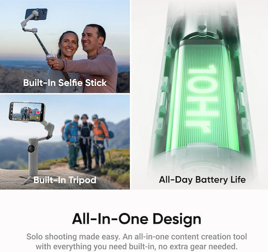 Insta360 Flow 2 Plus Ai Tracker Image Stabilizer Phone Stabilization System Ai Tracking Built-in Tripod Selfie Stick Iphone Android