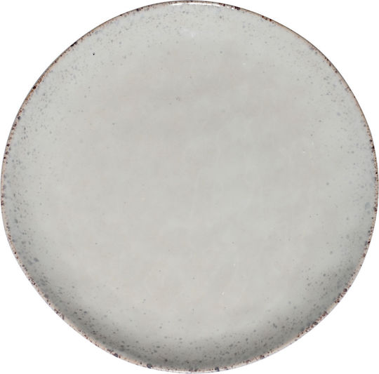 Estia Vignette Stoneware Чиния Плитко Керамика Сив с Диаметър 27см