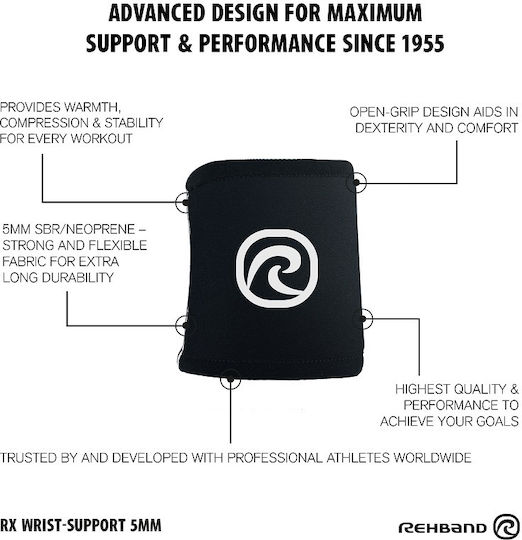 Rehband Rx Wrist Support 5mm