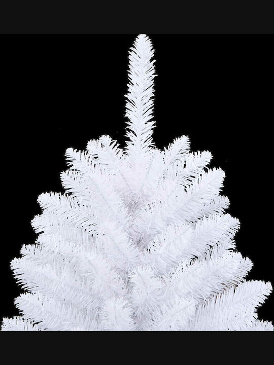 Weihnachtsbaum Künstlicher 120cm mit LED-Beleuchtung Weiß
