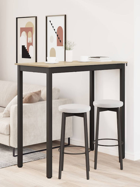 Table Dining Room Wooden Gray 110x55x105cm