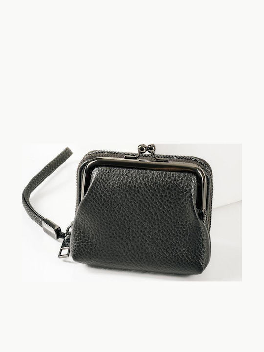 Klein Damen Geldbörse Klassisch Schwarz