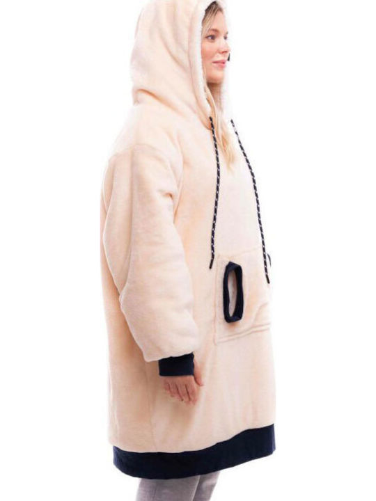 All In Beach Poncho Pink