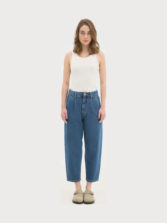 Herren Jeanshose Gekürzt mit Relaxed Passform Blue