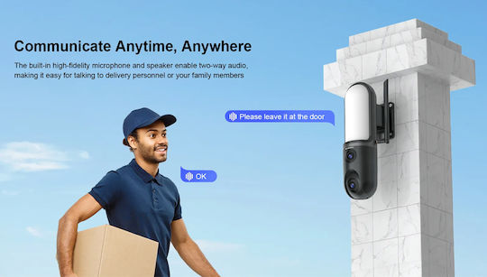Vstarcam FC4 IP Surveillance Camera Wi-Fi Full HD+ 3MP Waterproof with Two-Way Communication and Lens 4mm