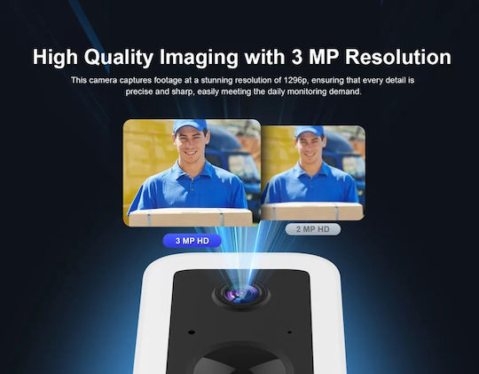 Vstarcam CB554 IP Surveillance Camera Wi-Fi Full HD+ 3MP Waterproof Battery Powered with Two-Way Communication