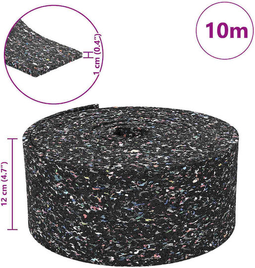 vidaXL Elastic Plastic Floor in Roll L1000cmxW12cm