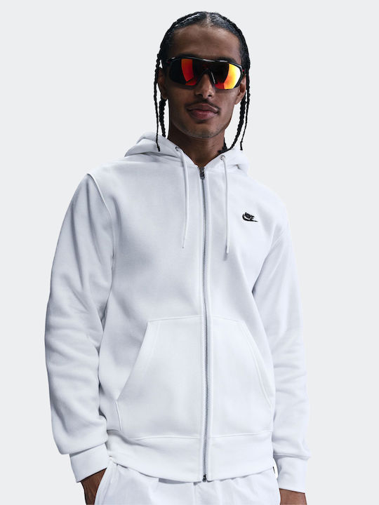 Cardigan With Hood White