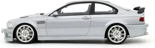 Machetă Mașină BMW E46 M3 GTR Street Titan Argintiu Metalizat 354 2001 1:18 Otto Models Ot1128