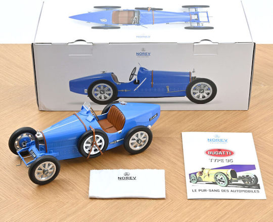 Macheta Auto Bugatti T35 1925 Blue 1:12 Norev