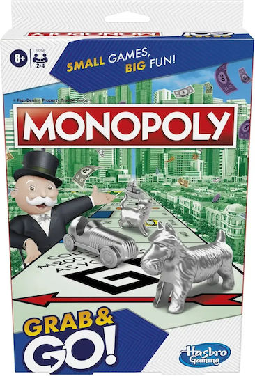 Joc de Societate Monopoly Grab And Go! pentru 2-4 Jucători 8+ Ani (EN) Hasbro
