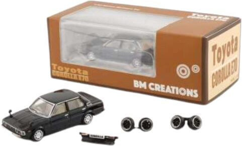 Моделна Фигура Автомобил Toyota Corolla E70 Черен 1:64 Rhd
