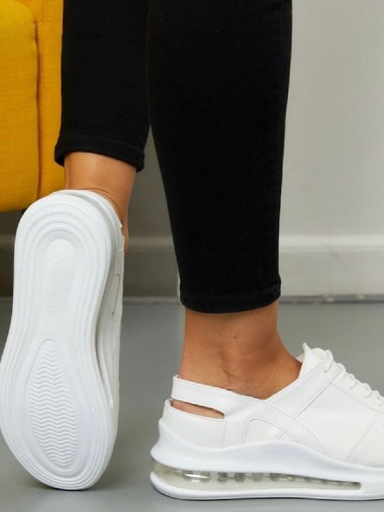 TerlikSabo Damen Leder Anatomisch Clogs Weiß